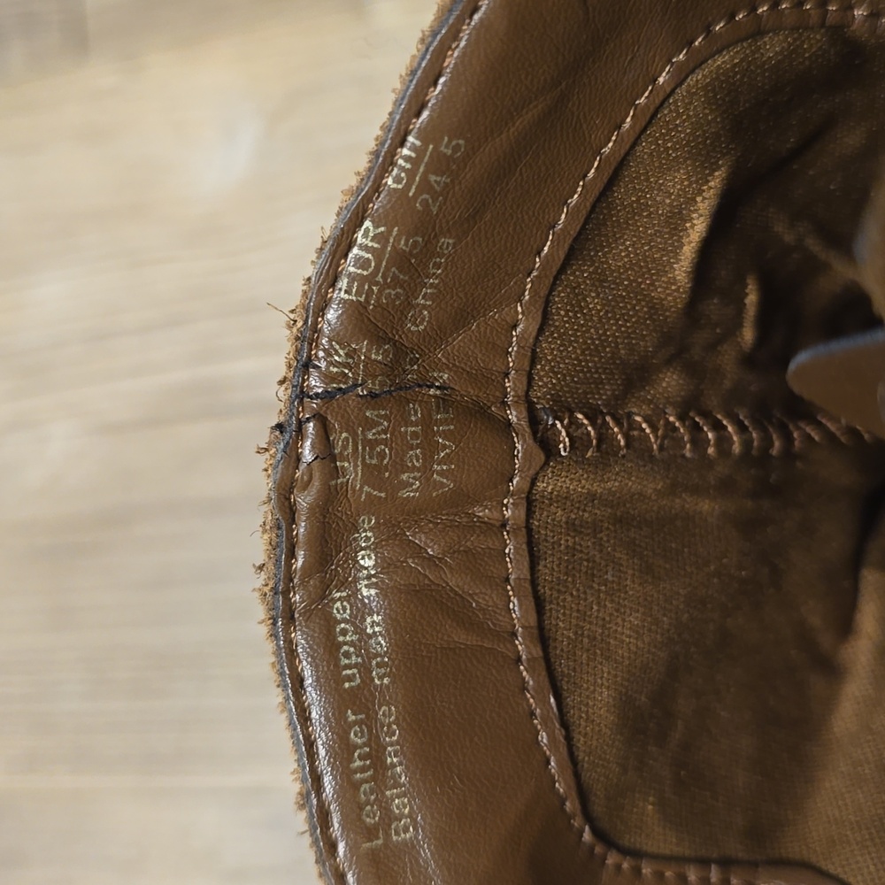 CARLOS Vivian Embroidered Suede Ankle Boots Womens Sz 7.5 Brown Carlos Santana - Picture 6 of 6